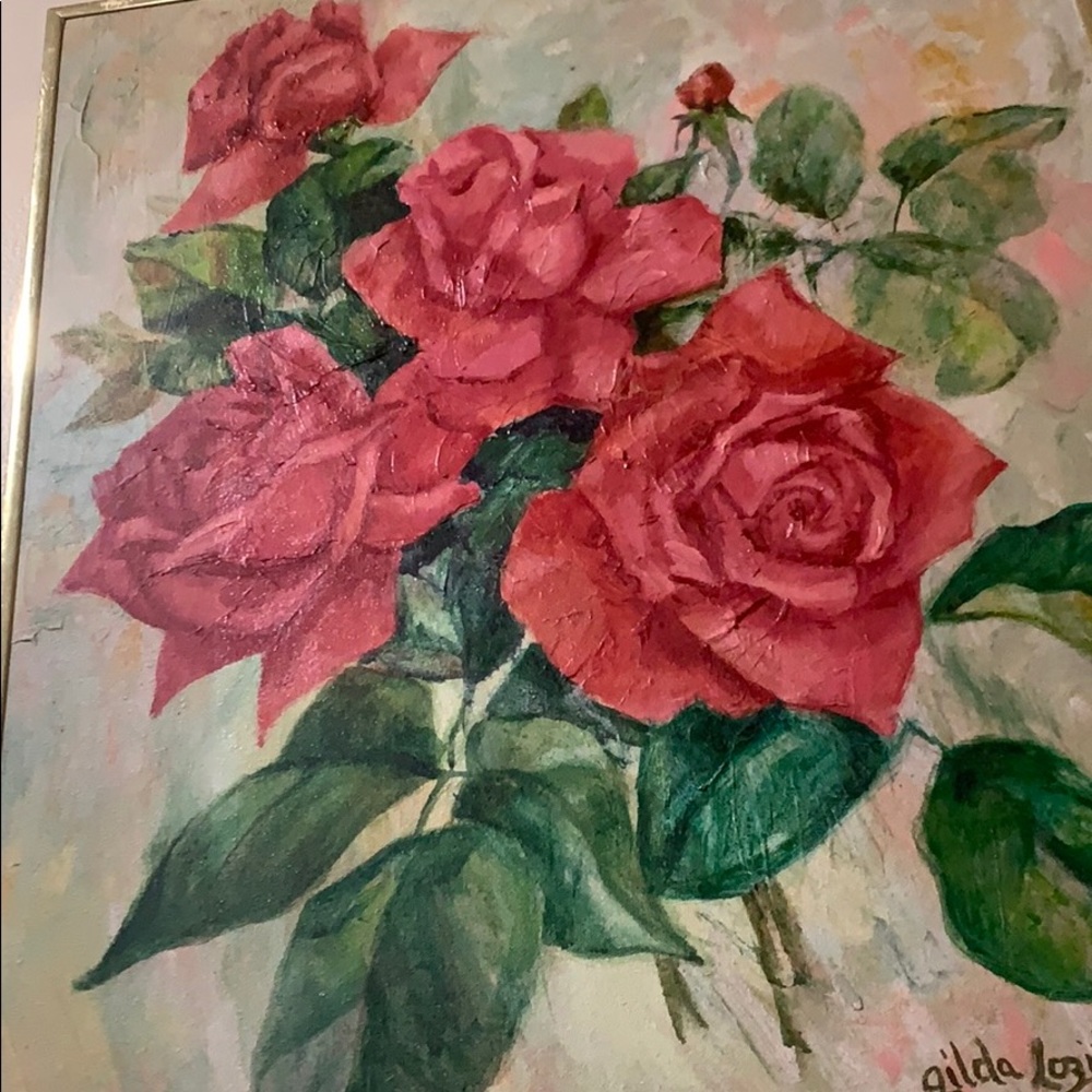 Home Interior  oil painting certified originals